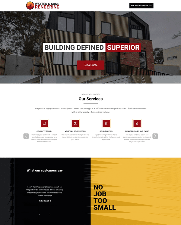 Waytek & Sons Rendering